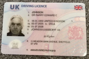 Full UK Driving Licence