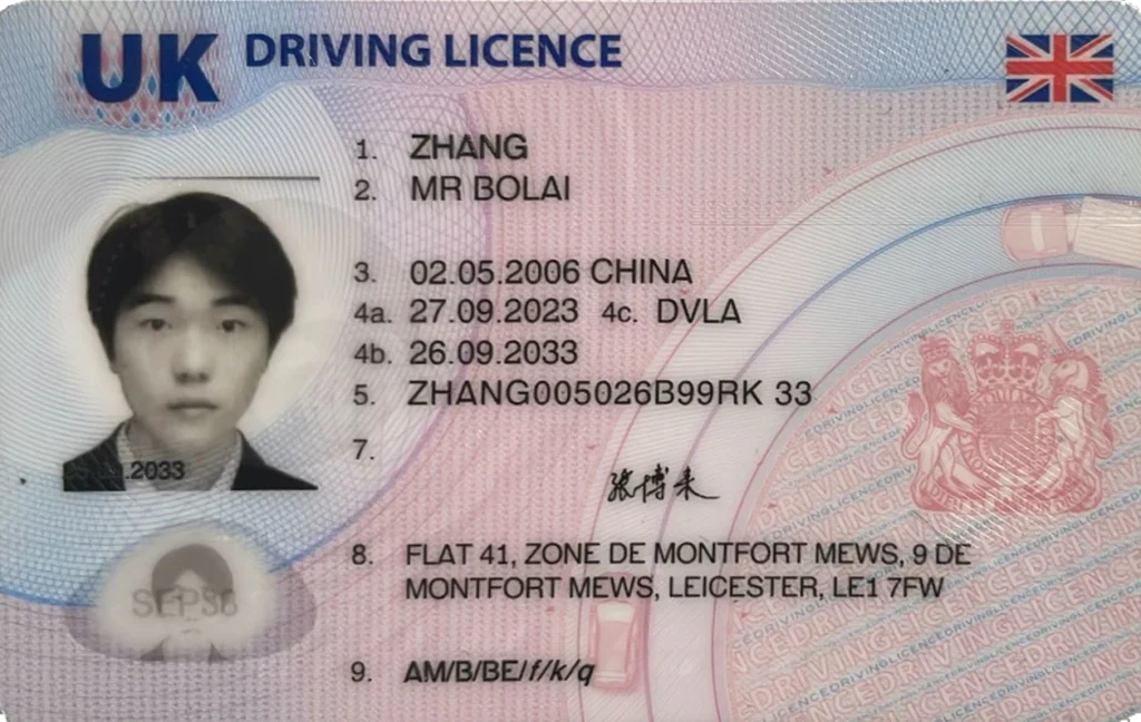 buy uk driving licence